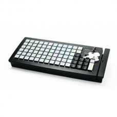 POS клавиатура Posiflex KB-6600U-B черная c ридером магнитных карт на 1-3 дорожки